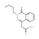 (3-Butyl-4-oxo-3,4-dihydro-phthalazin-1-yl)-acetic acid - chemical structure image