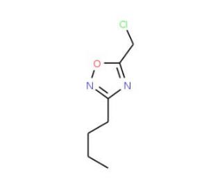 3-butyl-5-(chloromethyl)-1,2,4-oxadiazole - chemical structure image