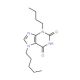 3-Butyl-7-pentyl-3,7-dihydro-purine-2,6-dione - chemical structure image