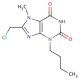 3-butyl-8-(chloromethyl)-7-methyl-3,7-dihydro-1H-purine-2,6-dione - chemical structure image