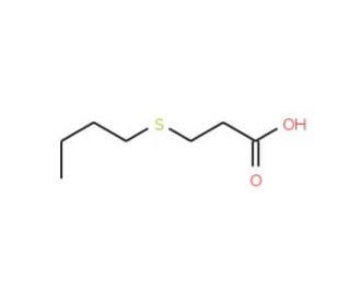 3-(Butylthio)propanoic acid (CAS 22002-73-9) - chemical structure image