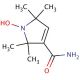 3-Carbamoyl-2,2,5,5-tetramethyl-3-pyrrolin-1-yloxy (CAS 3229-73-0) - chemical structure image