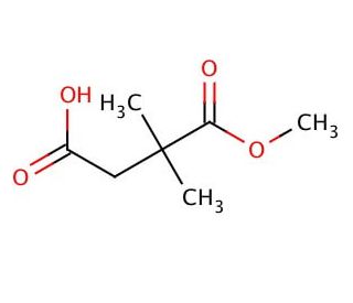 3-Carbomethoxy-3-methylbutanoic Acid - chemical structure image