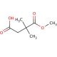 3-Carbomethoxy-3-methylbutanoic Acid - chemical structure image