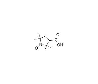 3-Carboxy-2,2,5,5-tetramethyl-1-pyrrolidine-1-oxyl, free radical (CAS 2154-68-9) - chemical structure image