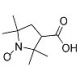 3-Carboxy-2,2,5,5-tetramethyl-1-pyrrolidine-1-oxyl, free radical (CAS 2154-68-9) - chemical structure image