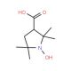 (+)-3-Carboxy-2,2,5,5-tetramethylpyrrolidinyl-1-oxy (CAS 50525-83-2) - chemical structure image