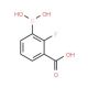 3-Carboxy-2-fluorophenylboronic acid (CAS 1072952-09-0) - chemical structure image