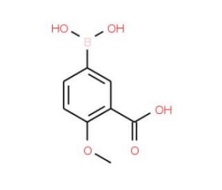 3-Carboxy-4-methoxyphenylboronic acid (CAS 913836-12-1) - chemical structure image