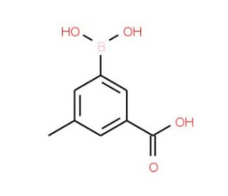 3-Carboxy-5-methylphenylboronic acid (CAS 1150114-66-1) - chemical structure image