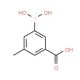 3-Carboxy-5-methylphenylboronic acid (CAS 1150114-66-1) - chemical structure image