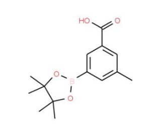 3-Carboxy-5-methylphenylboronic acid, pinacol ester (CAS 1150561-67-3) - chemical structure image
