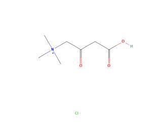 3-Carboxy-N.N,N-trimethyl-2-oxo-1-propanaminium Chloride (CAS 94291-69-7) - chemical structure image