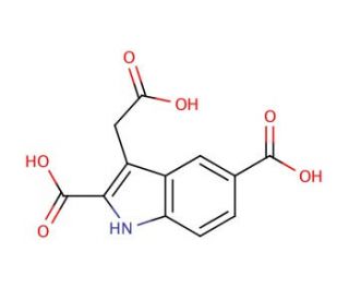 3-(Carboxymethyl)-1H-indole-2,5-dicarboxylic acid - chemical structure image