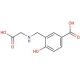 3-(Carboxymethylaminomethyl)-4-hydroxybenzoic acid (CAS 55739-39-4) - chemical structure image