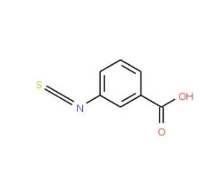 3-Carboxyphenyl isothiocyanate (CAS 2131-63-7) - chemical structure image