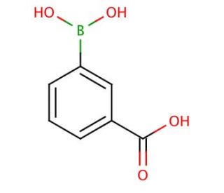 3-Carboxyphenylboronic acid (CAS 25487-66-5) - chemical structure image