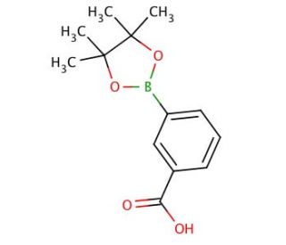 3-Carboxyphenylboronic acid pinacol ester (CAS 269409-73-6) - chemical structure image