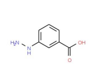 3-Carboxyphenylhydrazine (CAS 38235-71-1) - chemical structure image