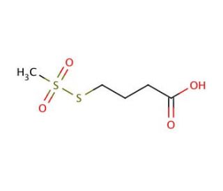 3-Carboxypropyl Methanethiosulfonate (CAS 92953-15-6) - chemical structure image