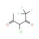 3-Chloro-1,1,1-trifluoro-pentane-2,4-dione - chemical structure image