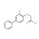 [(3-chloro-1,1′-biphenyl-4-yl)oxy]acetic acid (CAS 20292-28-8) - chemical structure image