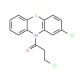 3-Chloro-1-(2-chloro-phenothiazin-10-yl)-propan-1-one - chemical structure image