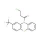 3-Chloro-1-(2-trifluoromethyl-phenothiazin-10-yl)-propan-1-one (CAS 27312-94-3) - chemical structure image