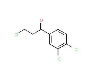3-Chloro-1-(3,4-dichlorophenyl)-1-propanone (CAS 35857-66-0) - chemical structure image