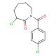 3-chloro-1-(4-chlorobenzoyl)azepan-2-one - chemical structure image