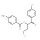3-chloro-1-(4-chlorobenzoyl)propyl 4-aminobenzoate - chemical structure image