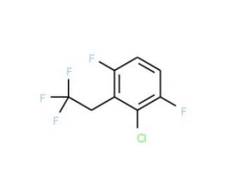 3-Chloro-1,4-difluoro-2-(2,2,2-trifluoroethyl)-benzene - chemical structure image