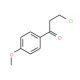 3-Chloro-1-(4-methoxyphenyl)propan-1-one (CAS 35999-20-3) - chemical structure image