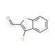 3-chloro-1-benzothiophene-2-carbaldehyde (CAS 14006-54-3) - chemical structure image