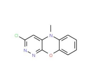 3-Chloro-10-methyl-10H-9-oxa-1,2,10-triaza-anthracene - chemical structure image