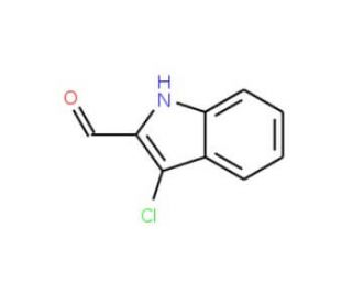 3-chloro-1H-indole-2-carbaldehyde (CAS 110912-15-7) - chemical structure image