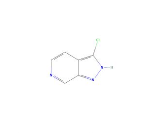 3-Chloro-1H-pyrazolo[3,4-c]pyridine (CAS 76006-14-9) - chemical structure image