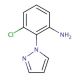 3-chloro-2-(1H-pyrazol-1-yl)aniline (CAS 926215-50-1) - chemical structure image