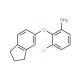 3-Chloro-2-(2,3-dihydro-1H-inden-5-yloxy)aniline - chemical structure image