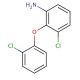 3-Chloro-2-(2-chlorophenoxy)aniline - chemical structure image