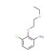 3-Chloro-2-(2-ethoxyethoxy)aniline - chemical structure image