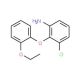 3-Chloro-2-(2-ethoxyphenoxy)aniline - chemical structure image
