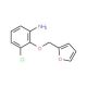 3-Chloro-2-(2-furylmethoxy)aniline - chemical structure image