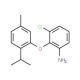 3-Chloro-2-(2-isopropyl-5-methylphenoxy)aniline - chemical structure image
