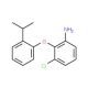 3-Chloro-2-(2-isopropylphenoxy)aniline - chemical structure image
