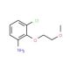3-Chloro-2-(2-methoxy-ethoxy)-phenylamine - chemical structure image