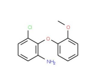 3-Chloro-2-(2-methoxyphenoxy)phenylamine - chemical structure image