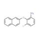 3-Chloro-2-(2-naphthyloxy)aniline - chemical structure image