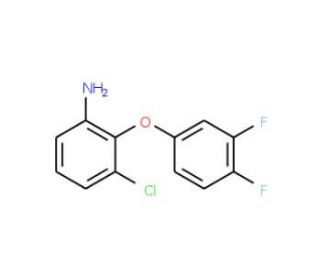 3-Chloro-2-(3,4-difluorophenoxy)aniline - chemical structure image