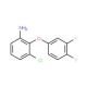 3-Chloro-2-(3,4-difluorophenoxy)aniline - chemical structure image